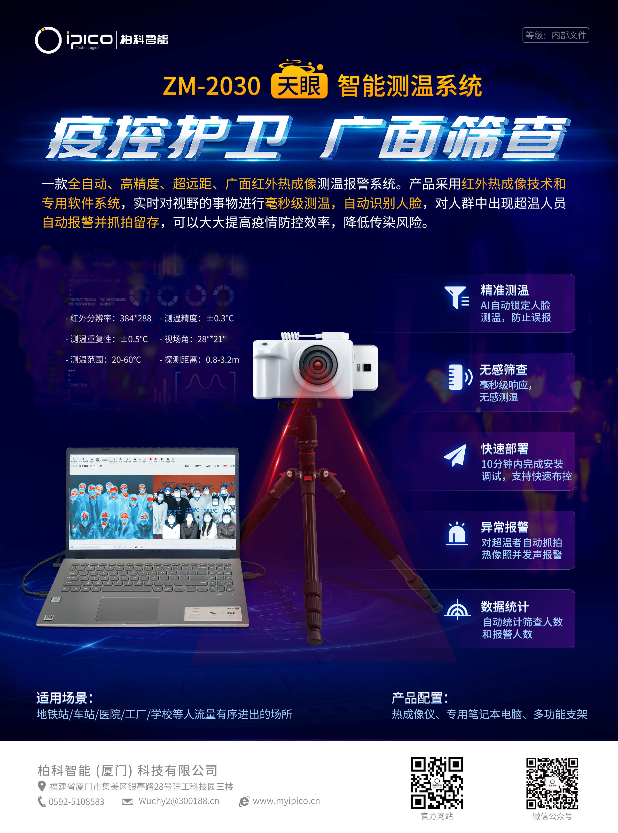 柏科智能测温系统